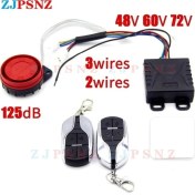 Resim Pengfushop5 Lavanta Tarzı Evrensel 24V 36V 48V 60V 72V Ebike Alarm Sistemi Denetleyicisi Iki Anahtarlı Elektrikli Bisiklet Scooter Motosiklet Üç Tekerlekli Bisiklet (Yurt Dışından) 