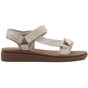 Resim Polaris 166924.z Bej Kadın Comfort Sandalet 166924.z6fx 000000000102252286 