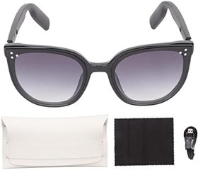 Resim Bluetooth Gözlük, Akıllı Ses Gözlükleri Mavi Işığı Önler IP67 Su Geçirmez Eller Serbest Arama Açık Kulak Hoparlörlü Bluetooth 5.3 Gözlük 