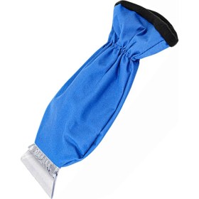 Resim Cdwishbest Mavi Stil Araba Buz Kazıyıcı Eldiveni Kar Kalın Buz Kaldırmak Kış Sıcak Pratik Araba Ön Cam Kar Küreği Eldiven El Temiz Aracı Buz Küreği (Yurt Dışından) 