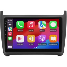 Resim cartech CRT 664 Serisi Volkswagen Polo 2015-2018 6-64GB Android Multimedya Teyp 