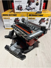 Resim MAXPLUS Tablalı 45 gönye kesme 210 bıçak çapı 45-açılı yatar 