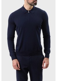 Resim Gran Sasso Erkek Polo Yaka Kazak 55125 14290 598 Lacivert Lacivert 