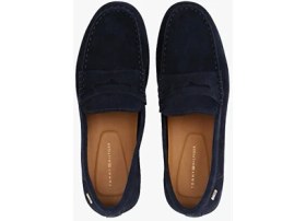 Resim Tommy Hilfiger Kadın Flag Soft Süet Loafer 