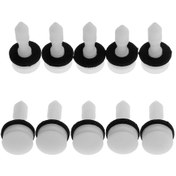 Resim Lasonstiges 40 Adet Araba Kapı Paneli Tutucu Klip İç Tampon Trim Raptiye Perçin Jaguar S X Tipi Perçinler Otomobil Araba Klipleri 7mm Delik 