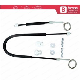 Resim Peugeot 308 2009-2014 Convertible CC İçin Arka Sol Cam Kriko Seti 