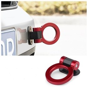 Resim Oto Çeki Demiri Çeki Kancası Çekme Halkası Kırmızı Modifiye Süs Aksesuar 