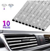 Resim Vkemall Araç Havuzlu Vantilya Pencere Kaplama, Pvc + Taşlı Dekoratif Ve Koruyucu Stip, Kolay Kurulum 