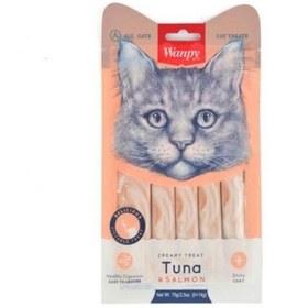 Resim Wanpy Ton Balıklı Somonlu Kedi Ödülü 5x14gr 