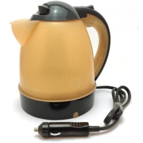 Resim Kent 12 Volt Araç Içinde Kullanıma Uygun Su Isıtıcı Kettle - Araç Içi Çaydanlık 1 Litre 