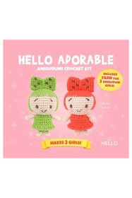 Resim ZUMRANKA HELLO ADORABLE 2'li Amigurumi Örgü Kiti Başlangıç Seti Kendin Yap Tasarım 