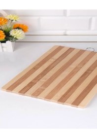 Resim Ahşap Bambu Et Ekmek Kesim Tahtası -sebze Meyve Doğrama Tahtası 30x20 Cm 