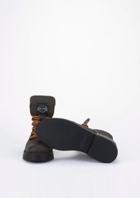 Resim Harley-davidson Unisex Yetişkin Harley Davidson 026g100011 Melfi Brown Baskılı Deri Kadın Bot Kahverengi Boot 