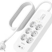 Resim Belkin SRB002 Usb-C 6x Akım Korumalı Priz 2 Metre 