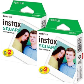 Resim Fujifilm Instax Kare-Square 20'Li Film 2'Li Set 40 Poz / 