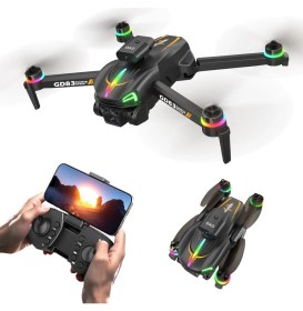 Resim Çeşithane GD83 Fırçasız Motor Katlanabilir Drone Hd Kamera Wifi Fpv Kumandalı 