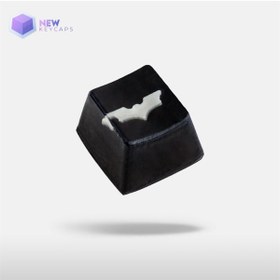 Resim New Keycaps 3d Siyah Batman Esc Mekanik Klavye Tuşu Artisan Keycaps 