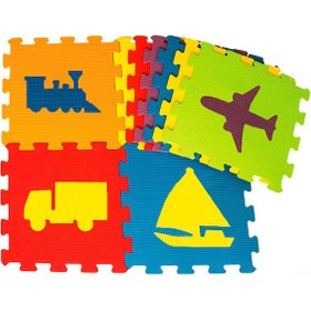 Resim Matrax Oyuncak Eve Puzzle Araçlar 33X33 7 Mm 305 