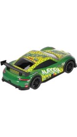 Resim 1:20 Işıklı ve Sesli Aurora Yarış Arabası Sarı 