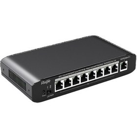 Resim Genel Markalar Reyee 9 Port Rg-es109g-lp-l 10/100/1000 Yönetilemez 8x Poe Poe+ Switch (54w) 