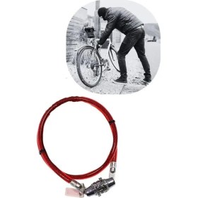 Resim Alpotekno® Şifreli Pratik Ve Sağlam Bisiklet Kilidi 