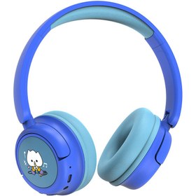 Resim Wiwu KTD-02 Ayarlanabilir Kulak Üstü Kablolu ve Bluetooth 5.3 Çocuk Kulaklığı - Yeşil 