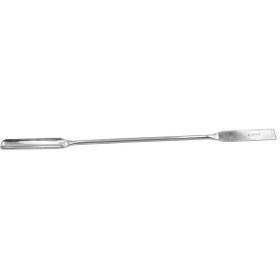 Resim Borox Metal Spatül Oluklu 21 CM Çelik Spatula 