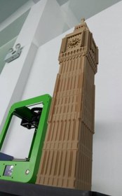 Resim Ahşap Filamentinde Big Ben Bell Plastik Aparat Hızlı Kargo Faturalı 1. Kalite Ürün