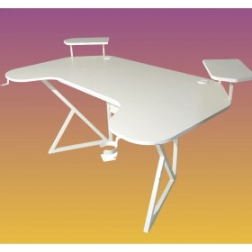 Resim Özel Joystick Tasarım Oyuncu Masası 160 cm Bardaklık ve Kulaklık Tutucu Hediye 