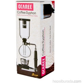 Resim Ocaree Coffee Syphon Kahve Sifonu 3 Bardak 
