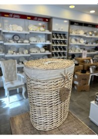 Resim Perotti Çamaşır Sepeti Salice Orta Açık Kahverengi 