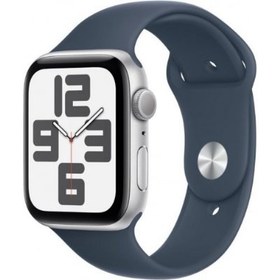 Resim Apple Watch SE 2 2023 GPS 40mm Gümüş Rengi Alüminyum Kasa ve Fırtına Mavisi Spor Kordon Akıllı Saat(İthalatçı Garantili) 