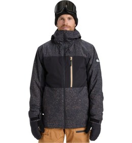 Resim Quıksılver Quiksilver Sycamore Printed Jk Erkek Siyah Snowboard Ceketi 6457 Siyah 