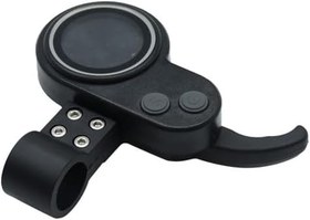Resim Eawfgtuw JP Elektrikli Scooter için LCD Kontrol Ekranı, 36V ve 60V Üzerinde Çalışır, Elektrikli Scooter için 6 Pin Konnektör Ekran Kontrol Paneli 36-60V 6-Pin Uyumluluk Siyah ABS (6pin düz YENİ) 
