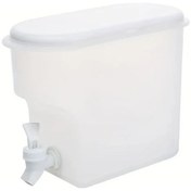 Resim Tongdashop Lucency 118.35oz Plastik Su Sebili Musluklu Buzdolabına Uygun Büyük Kapasiteli 