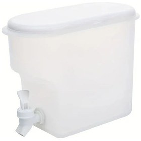 Resim Tongdashop Lucency 118.35oz Plastik Su Sebili Musluklu Buzdolabına Uygun Büyük Kapasiteli 