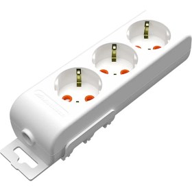 Resim Mutlusan 3'lü Grup Priz Çocuk Korumalı Anahtarsız Kablosuz 