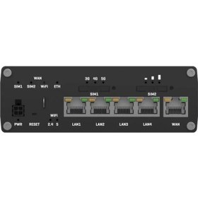 Resim Teltonika Te-rutm51 5 Port Gigabit 2 Sim Card Endüstriyel Switch 