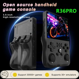 Resim R36MAX Açık Kaynak Retro Oyun Konsolu | 4'' IPS Ekran | Linux Sistem | 64GB 30.000+ Oyun Destekli 
