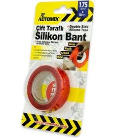 Resim Automix Silikon Çift Taraflı Bant 18mm x 175 CM 