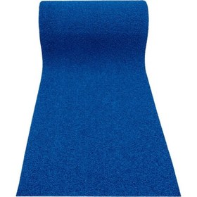 Resim 1,2x2,5 Mavi Kıvırcık Halı Kaydırmaz 14 Mm Bzözm7 