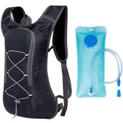 Resim Wineen Yx-1802 Açık Hava Sporları Su Çantası Bisiklet Eğlence Dağcılık Koşu Yürüyüş Omuz Su Çantası Sırt Çantası + Su Çantası Şeffaf Siyah Siyah 