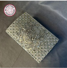 Resim Uretti - Hülya 6683 8868 El Yapımı Alüminyum Folyo Kaplama Dekoratif Saklama Takı Kutusu 