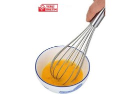Resim Feyza Design Paslanmaz Metal Çırpıcı Seti, Dayanıklı ve Pratik Kullanım 