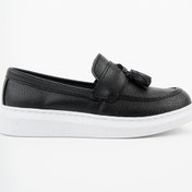 Resim Epaavm - Püsküllü Siyah Cilt Erkek Çocuk Ayakkabı - Brcn1107 Siyah 