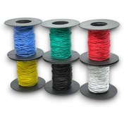 Resim 60 Metre, 30awg, 6 Renk 6x10mt, Çok Damar Montaj Kablosu, Yumuşak Silikon Tel Kablo, Atlama Kablosu - 1 Adet 