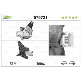 Resim VALEO 579731 SİLECEK MOTORU ARKA TRAFIC II / VIVARO 2.0 16V 