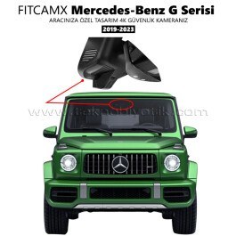 Resim FitCamX - Mercedes-Benz G Serisi Modele Özel 4K Araç Kamerası (2019-2023) 