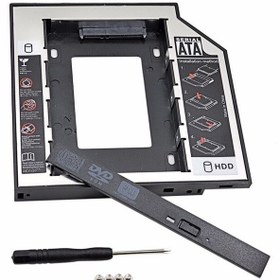 Resim 9.0 Mm Ultra Slim 4749A Dvd Caddy Hdd Ssd Disk Sata Kızak Sata La 