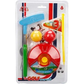 Resim Sepetopia Mey Ithalat® Mini Golf Oyun Seti - Sarı Top Çukuru 